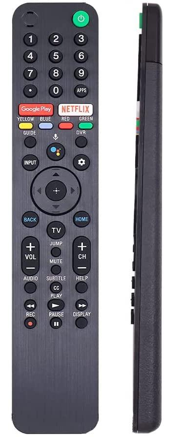 Smartby RMF-TX500U Voice Remote for All Sony TV, Replacement Remote for All Sony LCD LED HDTV Smart TV with Google Play, Netflix Buttons