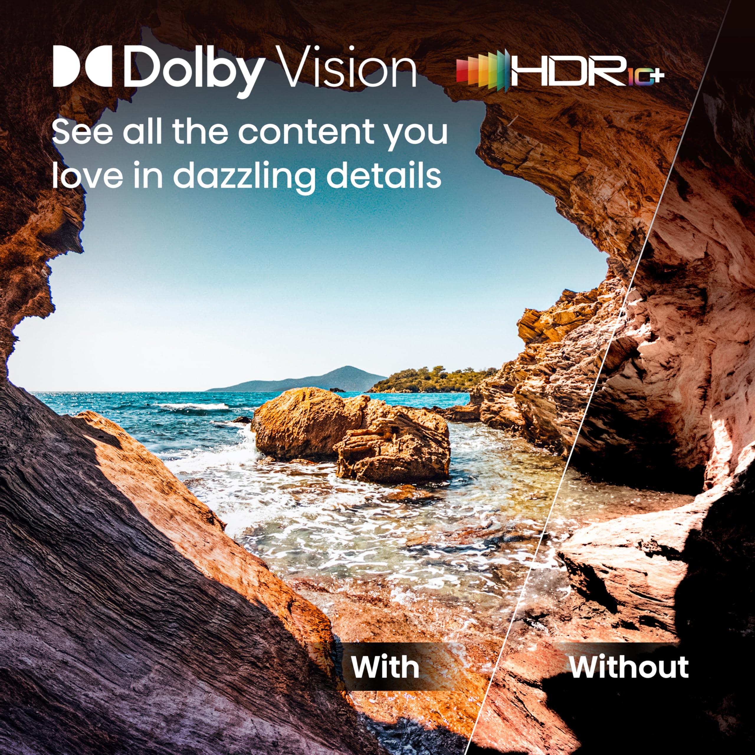 Hisense Hisense 43" Class A7 Series 4K UHD Smart Fire TV (43A7NF) - Wide Color Gamut, HDR10+, Dolby Vision, Dolby Atmos, AI Sports Mode, Game Mode, ALLM, Alexa Built in with Voice Remote, Streaming TV, Black