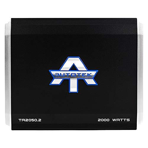 Autotek Autotek TA2050.2 TA Series 2 Channel Car Audio Amplifier (Black) – Class A/B Amp, 2000 Watt, Bass Boost, Marine Grade Protection Amplifier