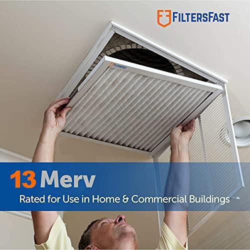 Filters Fast Filters Fast Compatible Replacement for Honeywell 16x25x5 Air Filter MERV 13 FC100A1029 Pleated AC Furnace Air Conditioner Filters Actual Size: 15.875 x 24.75 x 4.25, 2-Pack