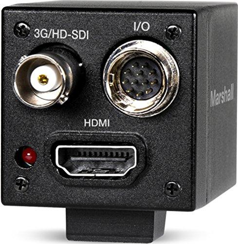 Marshall Marshall CV505-M Full-HD 3G/HD-SDI 2.5MP Mini-Broadcast POV Camera (50/60/25/30 fps) with 3.7mm 2MP Lens, 2.5 Megapixel 1/3-inch CMOS Sensor, Horizontal Resolution 1000TVL