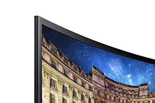SAMSUNG SAMSUNG 27\" CF39 Series FHD 1080p Curved Computer Monitor, Ultra Slim Design, AMD FreeSync, 4ms response, HDMI, DisplayPort, VESA Compatible, Wide Viewing Angle, LC27F398FWNXZA, Black