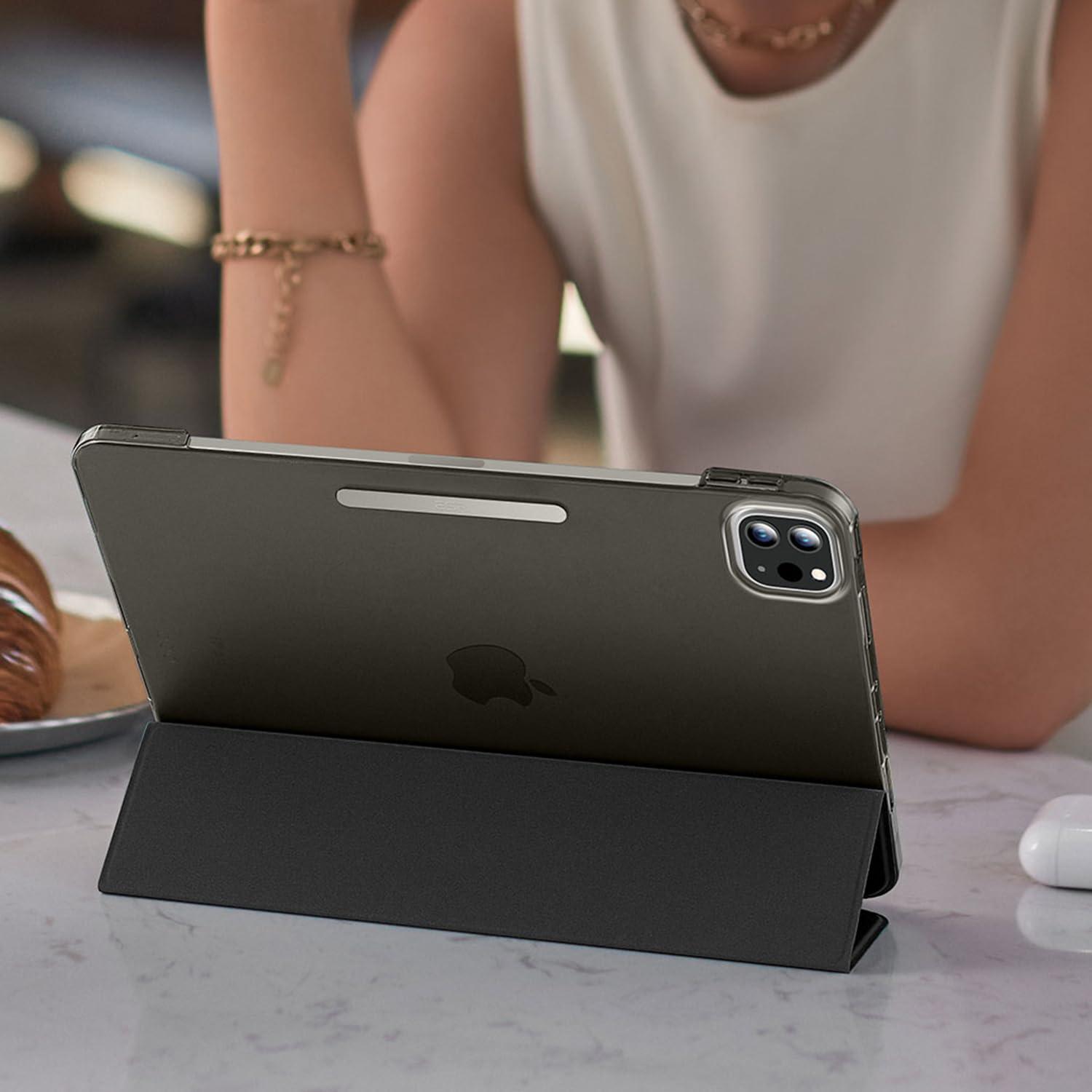 ZERODAMAGE SAHARA CASE Sahara - Venture Series Tri-Fold Folio Case for iPad Pro (M4) 13" 2024, Black, (TB00375)