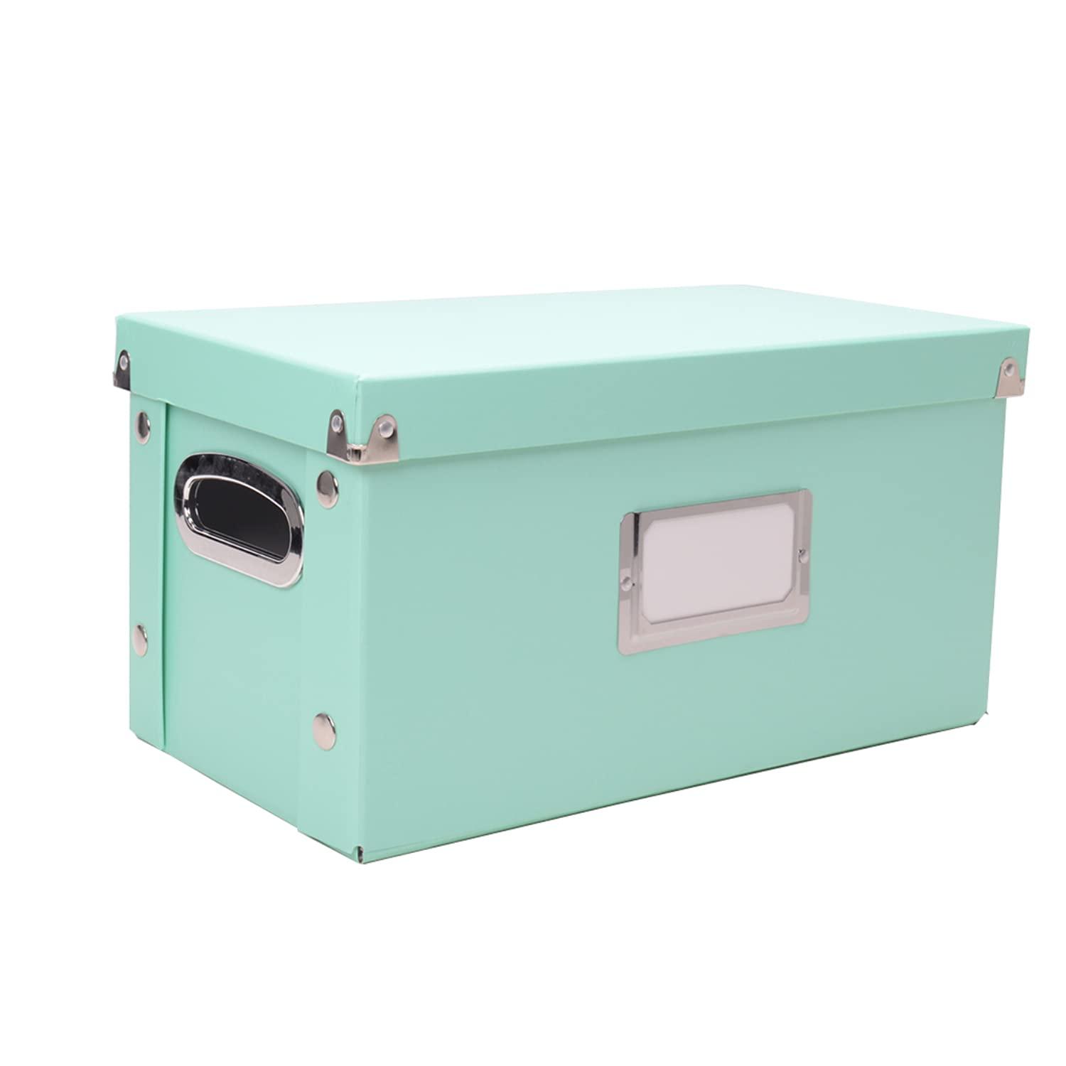 Snap-N-Store Snap-N-Store Vinyl Record Storage Box - 7"/45 RPM - 1 Pack Crate Holds up to 75 Vinyl Albums - Mint