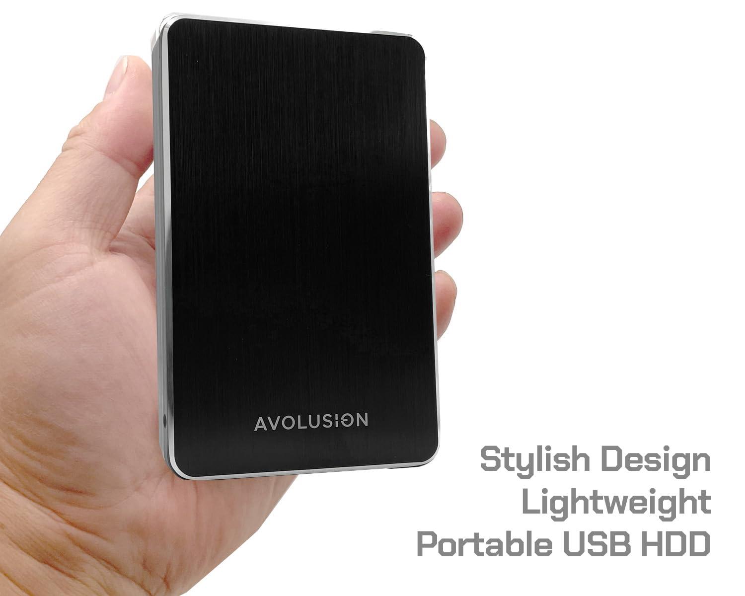 Avolusion Avolusion M2 1TB USB 3.0 Portable External Gaming Hard Drive (for PS4 / PS5 Game Console or Windows Laptop/PC)