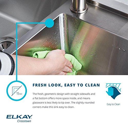 Elkay Elkay ECTRU30179RT Crosstown Single Bowl Undermount Stainless Steel Sink