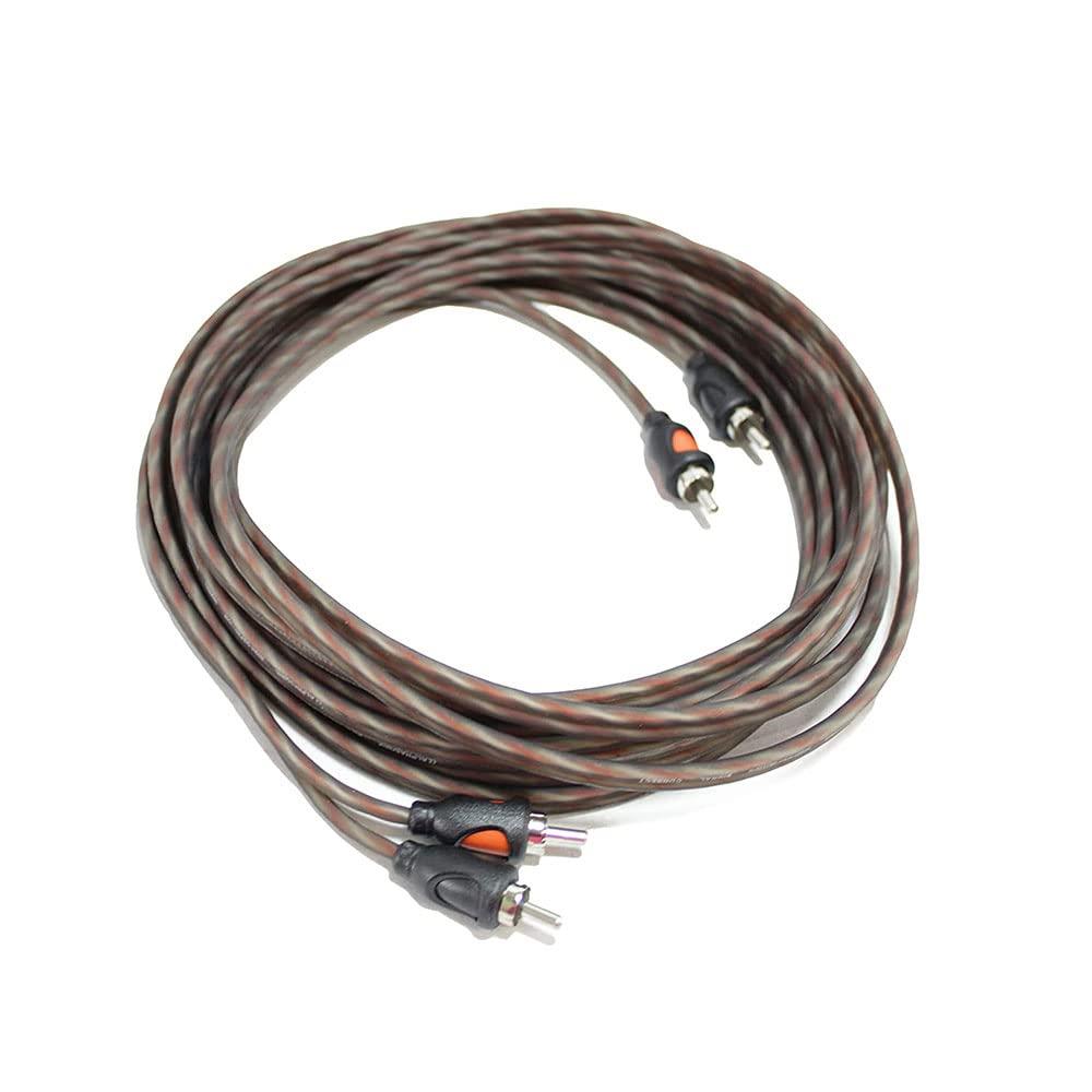 Alphasonik Alphasonik HK8 Premium 8-Gauge Complete Car Amplifier Installation Kit Power, Ground, Remote, Speaker Wire, Twisted RCA Interconnect, in Line Mini ANL Fuse Holder, 80Amp ANL Fuse - Amp Install Kit