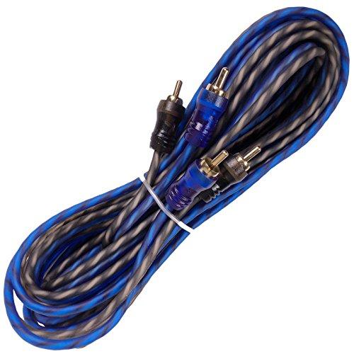 Gravity Complete 4 Channels 2000W Gravity 4 Gauge Amplifier Installation Wiring Kit Amp Pk3 4 Ga Blue - for Installer and DIY Hobbyist - Perfect for Car/Truck/Motorcycle/Rv/ATV