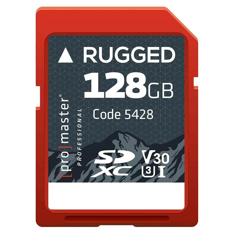 ProMaster ProMaster SDXC 128GB Rugged Memory Card UHS-I, (Model 5428)