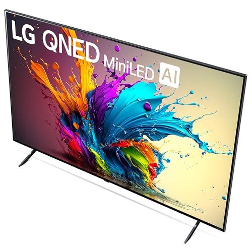 LG LG 65-Inch Class QNED90T Series Mini LED Smart TV 4K Processor Flat Screen with Magic Remote AI-Powered with Alexa Built-in (65QNED90TUA, 2024)