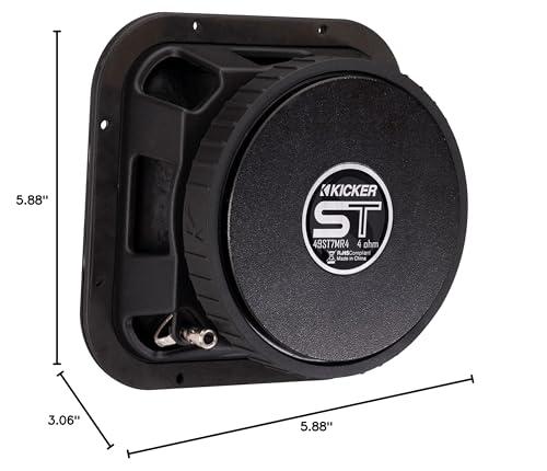 KICKER Kicker 49ST7MR8 7" Street Series Square Mid-Bass, Pair, 8ohm