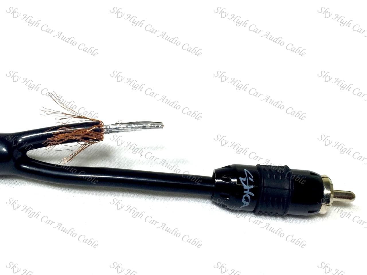 Sky High Car Audio Sky High Car Audio Premium 2-Channel RCA Cable - 20ft