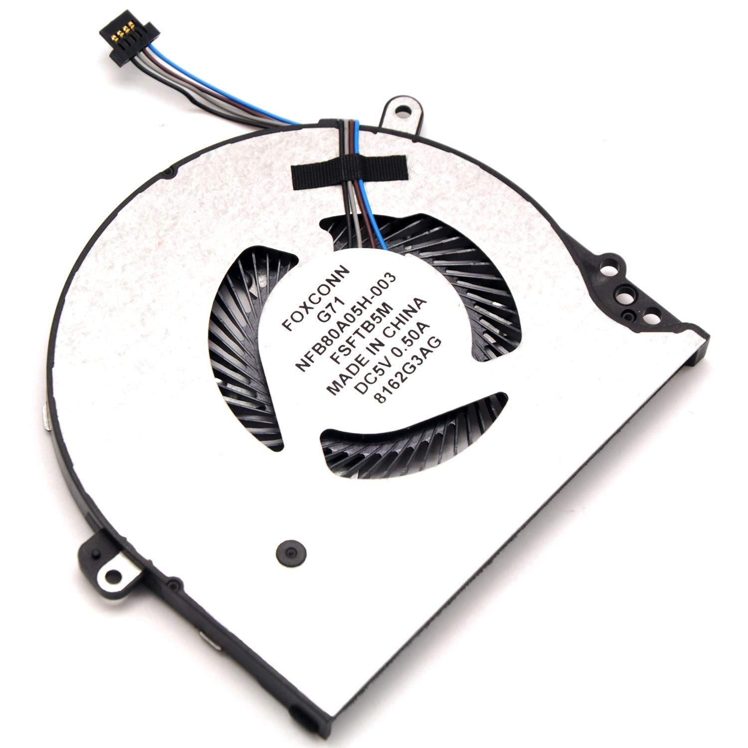 Deal4GO Deal4GO CPU Cooling Fan 927918-001 Replacement for HP 15-CC 15-CK 14-BP 14-BK 15T-CC 14-BP 15-CC123CL 15-CK069TX 14-BK069SA