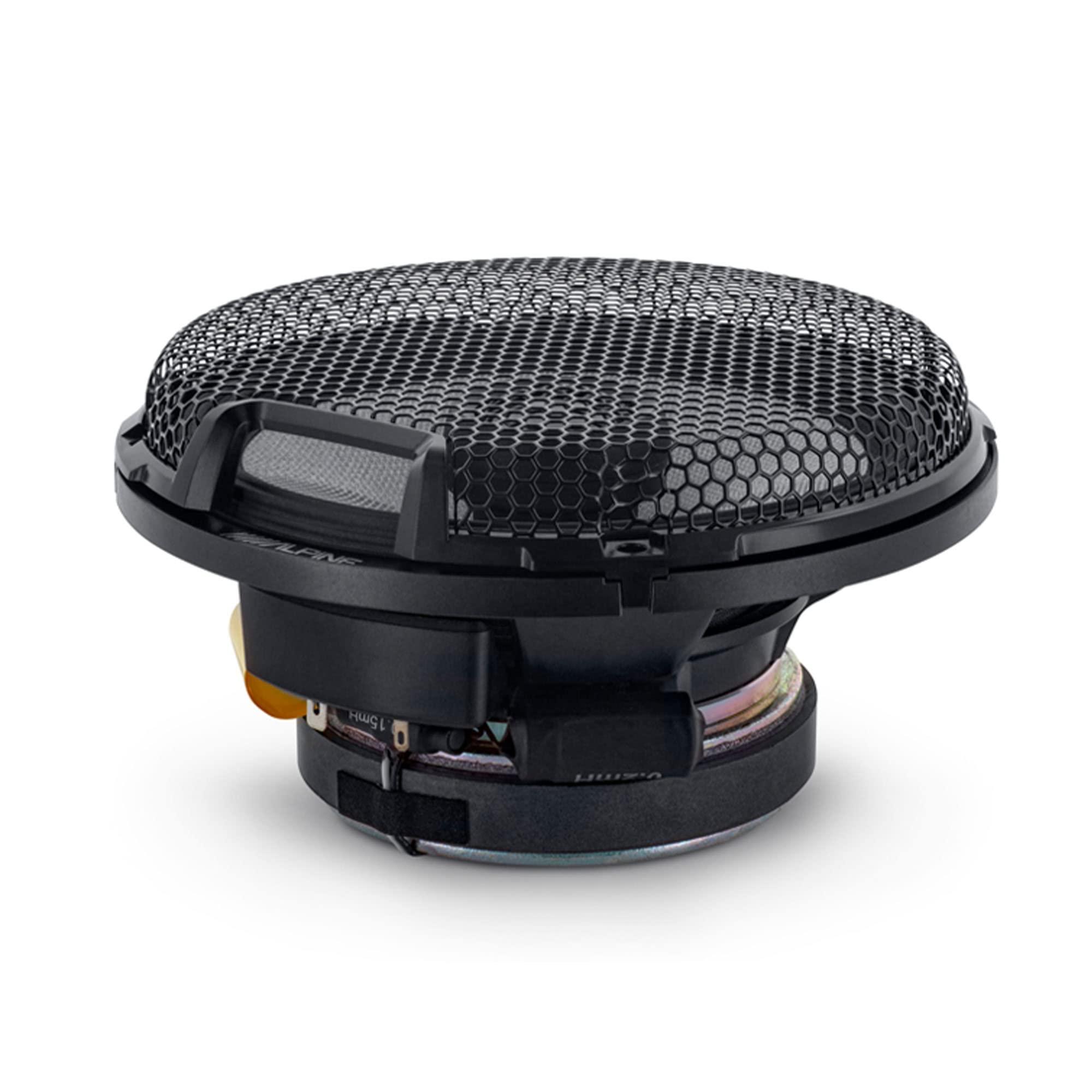 Alpine Alpine R2-S65 High-Resolution 6.5" Coaxial with RKFR65 3-Piece Foam Fast Ring Speaker Enhancement
