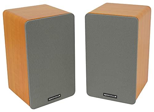 Rockville Rockville 2 RockShelf 58C 360w Wood 5.25" Home Theater Bookshelf Speakers/8 Ohm, Classic V2