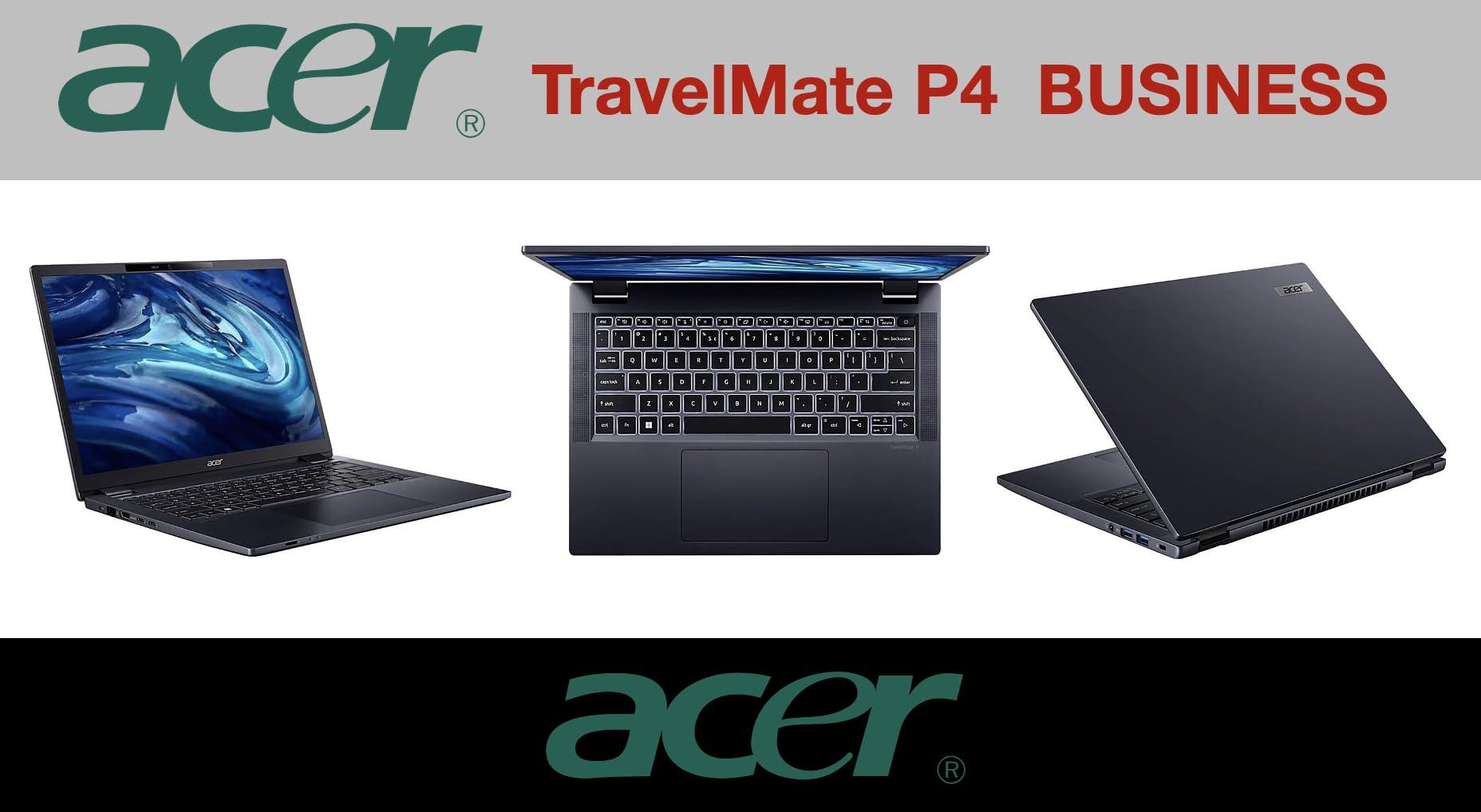 acer acer TravelMate Business Laptop, 14" FHD+ Display (AMD Ryzen 5 PRO 6650U (Beat i7-1355U) 16GB DDR5, 512GB SSD, Backlit KB, Fingerprint, WiFi 6E, Windows 11 Pro) w/DKZ USB Port Expander