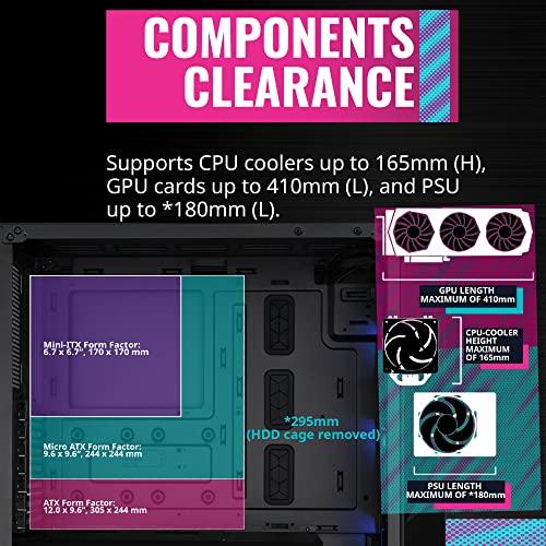 Cooler Master Cooler Master MasterBox TD500 Mesh Airflow ATX Mid-Tower with Polygonal Mesh Front Panel, Crystalline Tempered Glass, E-ATX up to 10.5", Three 120mm ARGB Lighting Fans
