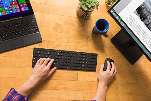 Microsoft Microsoft Designer Bluetooth Desktop Keyboard and Mouse - Black. Utra-Thin, Wireless, Bluetooth Keyboard and Mouse Combo. Works with Bluetooth Enabled PCs/Mac