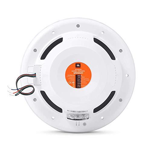 JBL JBL 6.5" Coaxial Marine RGB Speakers - White Stadium Series [STADIUMMW6520AM] (Renewed)