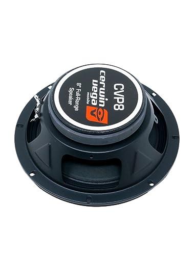Cerwin-Vega Cerwin Vega Pro Series 8 Inch Midrange Speaker - 170W RMS, 4, High SPL, Heavy Duty, Car Coaxial Compatible, High Temp Voice Coil, 20oz Magnet, Powerhouse for Ultimate Car Audio CVP8