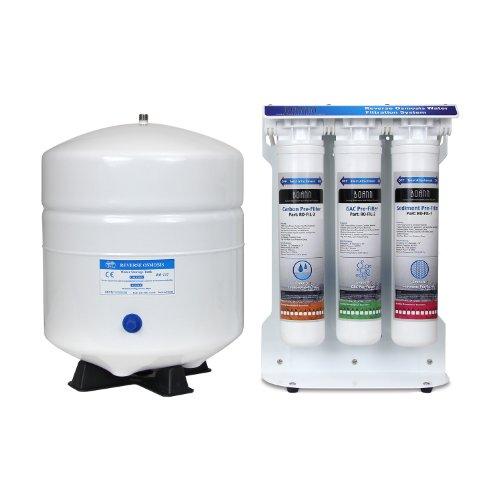 BOANN BOANN BNROSYS 5-Stage Reverse Osmosis Water Filter System with Quick-Twist Filters