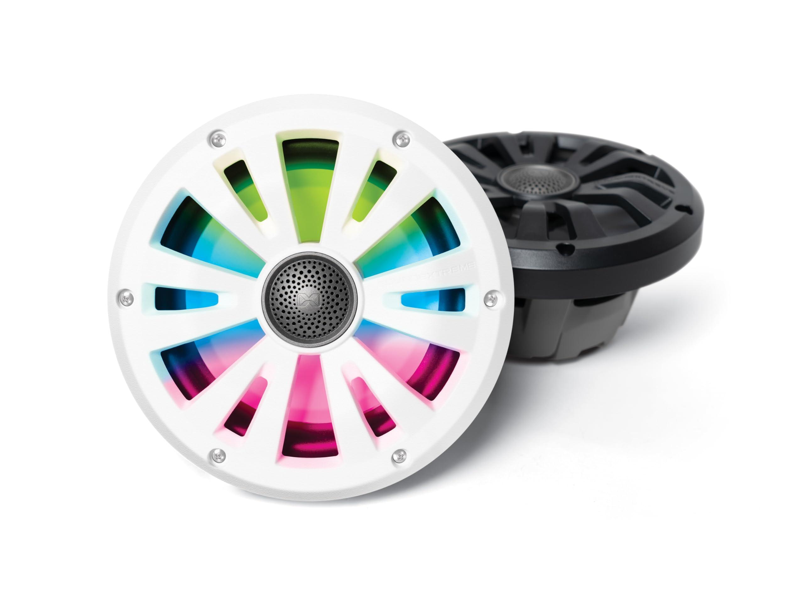 SoundExtreme SoundExtreme by ECOXGEAR Marine AM/FM Stereo Receiver 200-Watt Waterproof Bluetooth Powersports with 6.5-inch Wired Speakers Kit (Gauge Style)