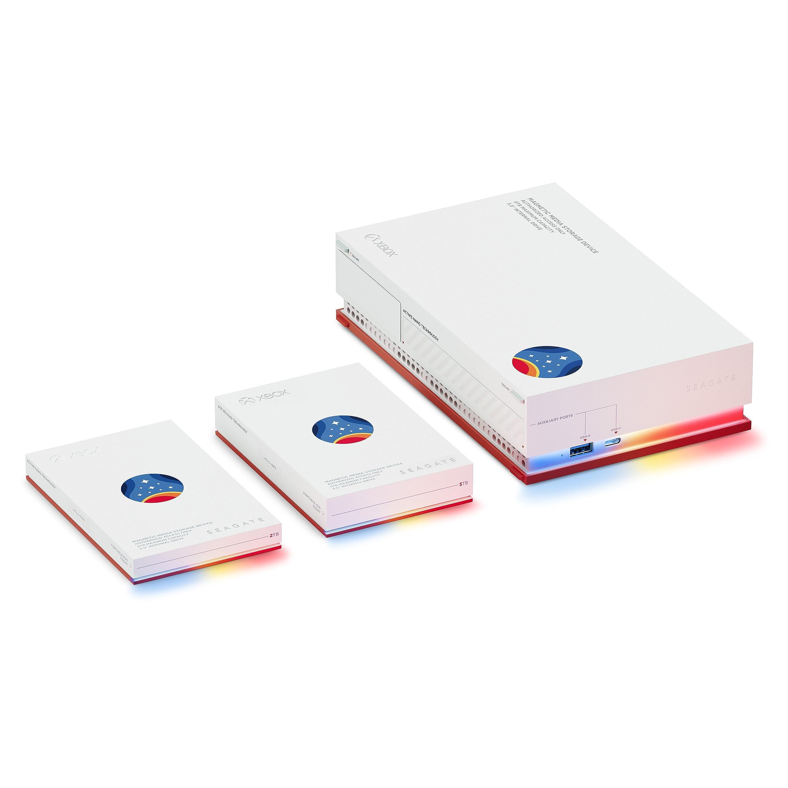 Seagate Seagate Starfield Special Edition Game Drive 5TB External Hard Drive HDD - USB 3.2 Gen 1, Custom RGB LED, 3 Year Rescue Services by Seagate (STMJ5000400)