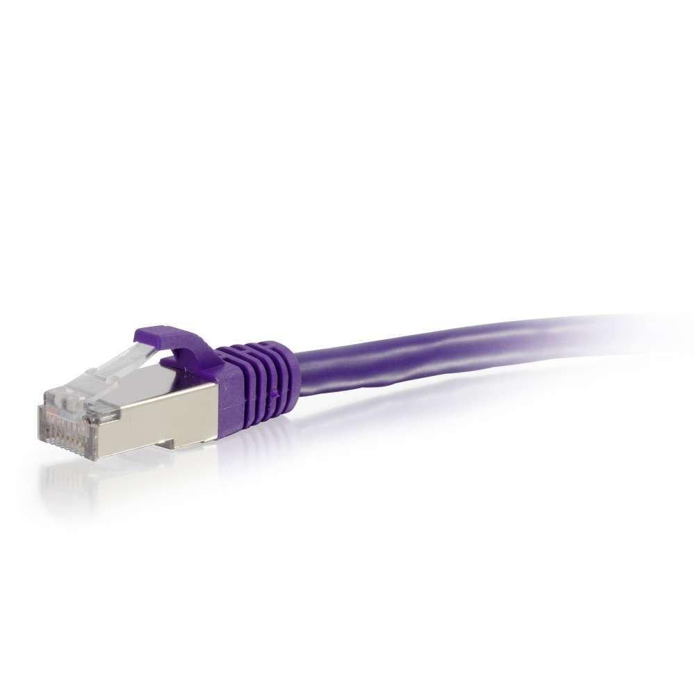 C2G C2G 00906 Cat6 Cable - Snagless Shielded Ethernet Network Patch Cable, Purple (10 Feet, 3.04 Meters)