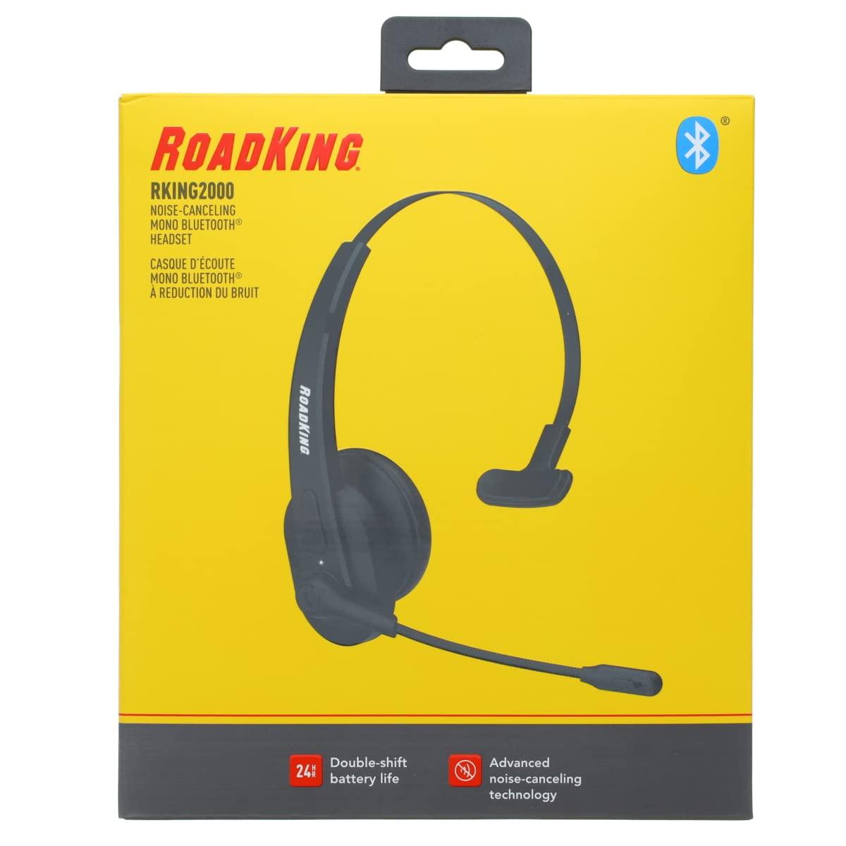 RoadKing RoadKing Truck Driver Headset RKING2000 Noise Cancelling Truck Driver Bluetooth Headset Wireless Headphones w/Mic