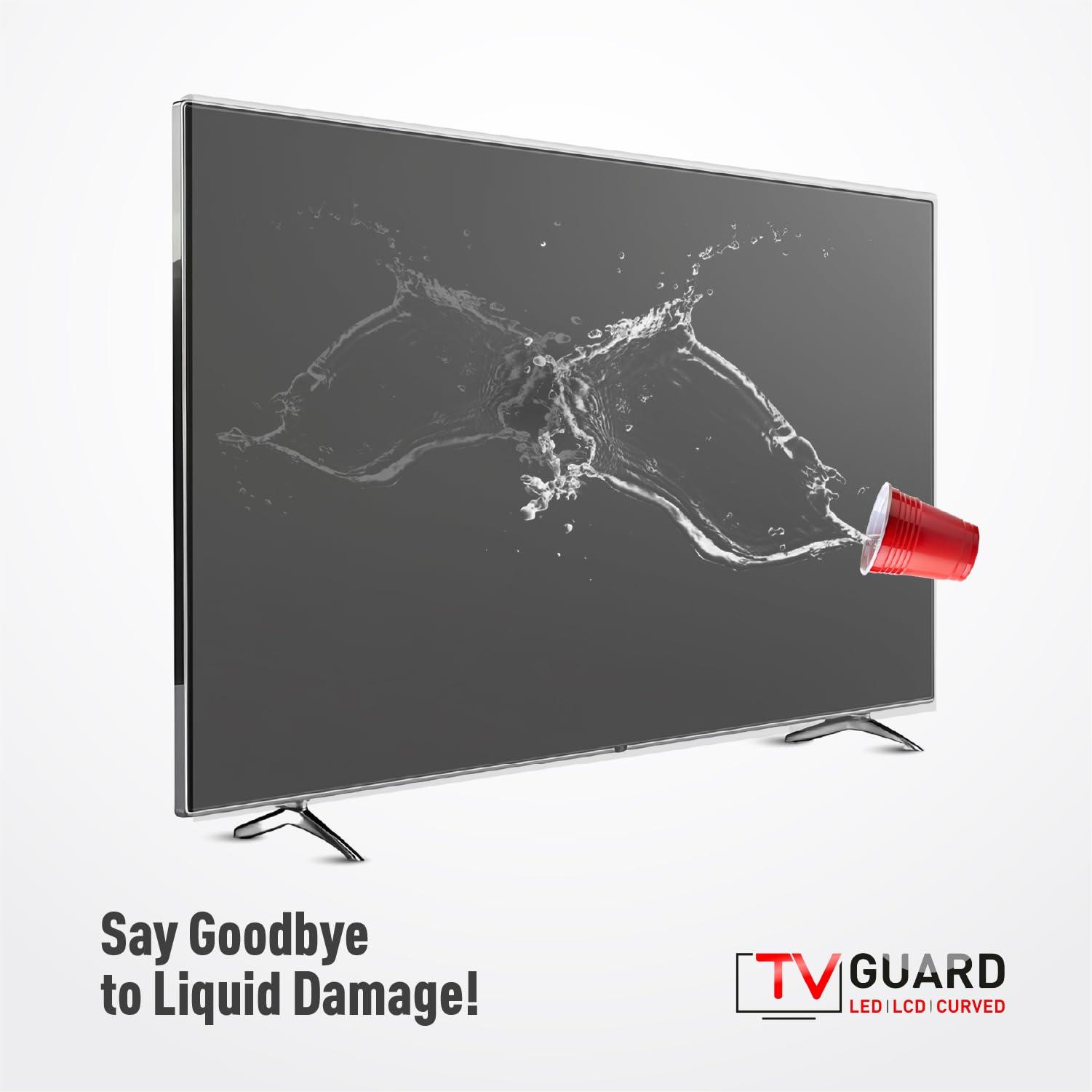 Tv Guard Tv Guard TV Screen protector. Customizable dimensions for all brands. (100 inch) Transparent