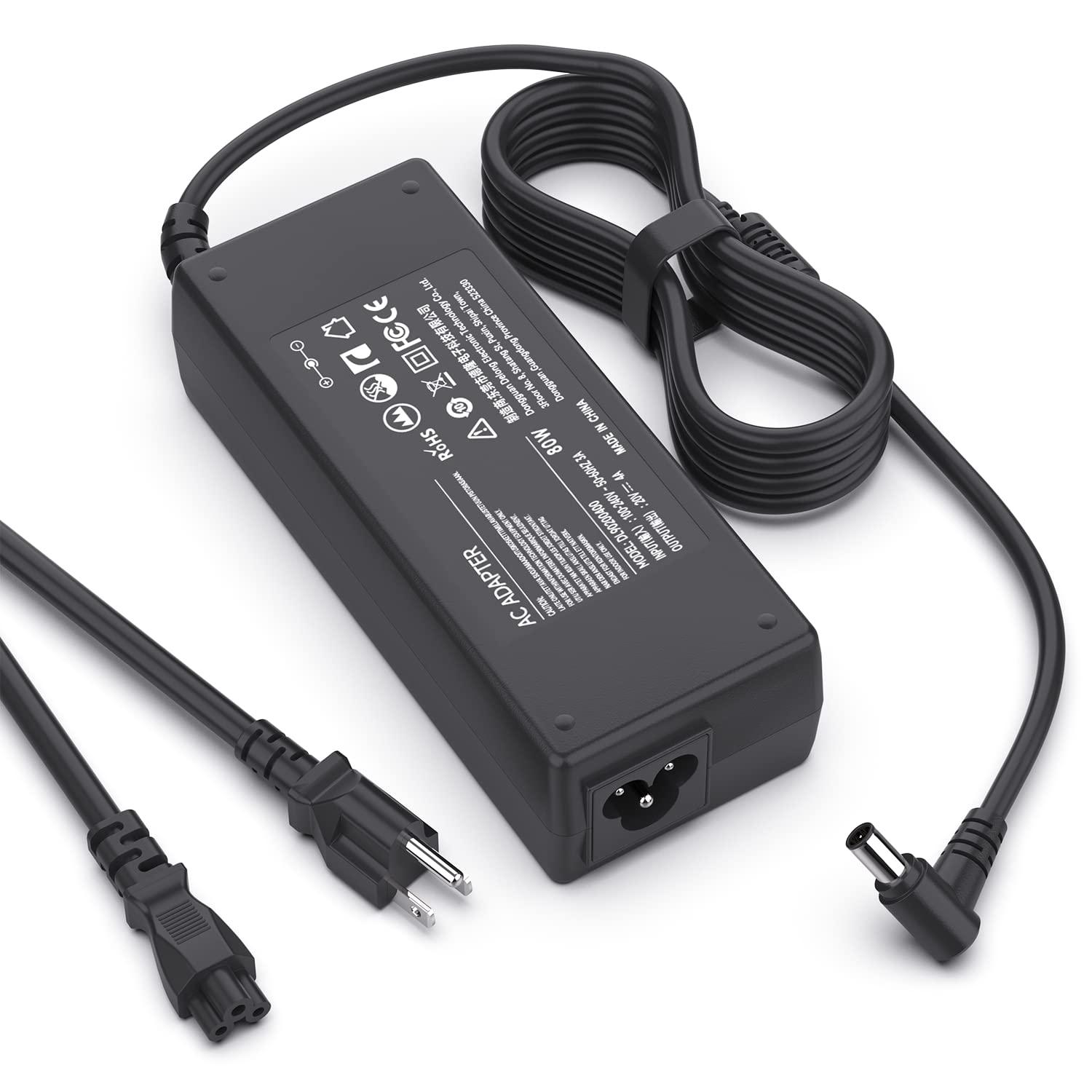 Syfrufo DC 19V Power Cord for Samsung TV 32\" UN32J4000AF, UN32J5205AF, UN32J4500AF, UN32J400, UN32J400DAF, UN32J5205, UN32J5003AF, UN32J5003AFXZA, UN32M5300AF, AFA4819, BN44-00835A Monitor AC Adapter