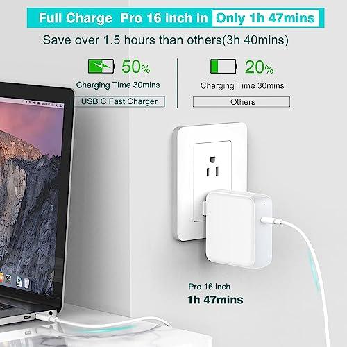 IFEART 96W USB C Charger for MacBook Pro 16, 15, 14, 13 inch 2024, 2023, 2022, 2021, M3 M2 M1 MacBook Air, USBC Laptop Power Adapter, iPad, LED, 6.6ft 5A Cable Charging as Fast as Original Quality