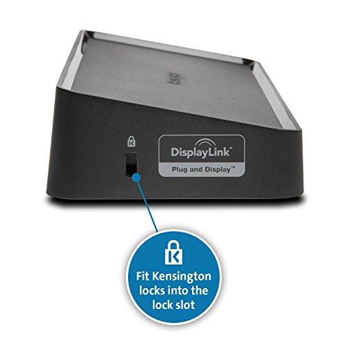 Kensington Kensington Universal USB3.0 Mountable Dual Display Docking Station for Windows, Mac, and Surface (Dual Video HDMI & DVI / VGA, 6 USB Ports, Gigabit Ethernet, Audio)