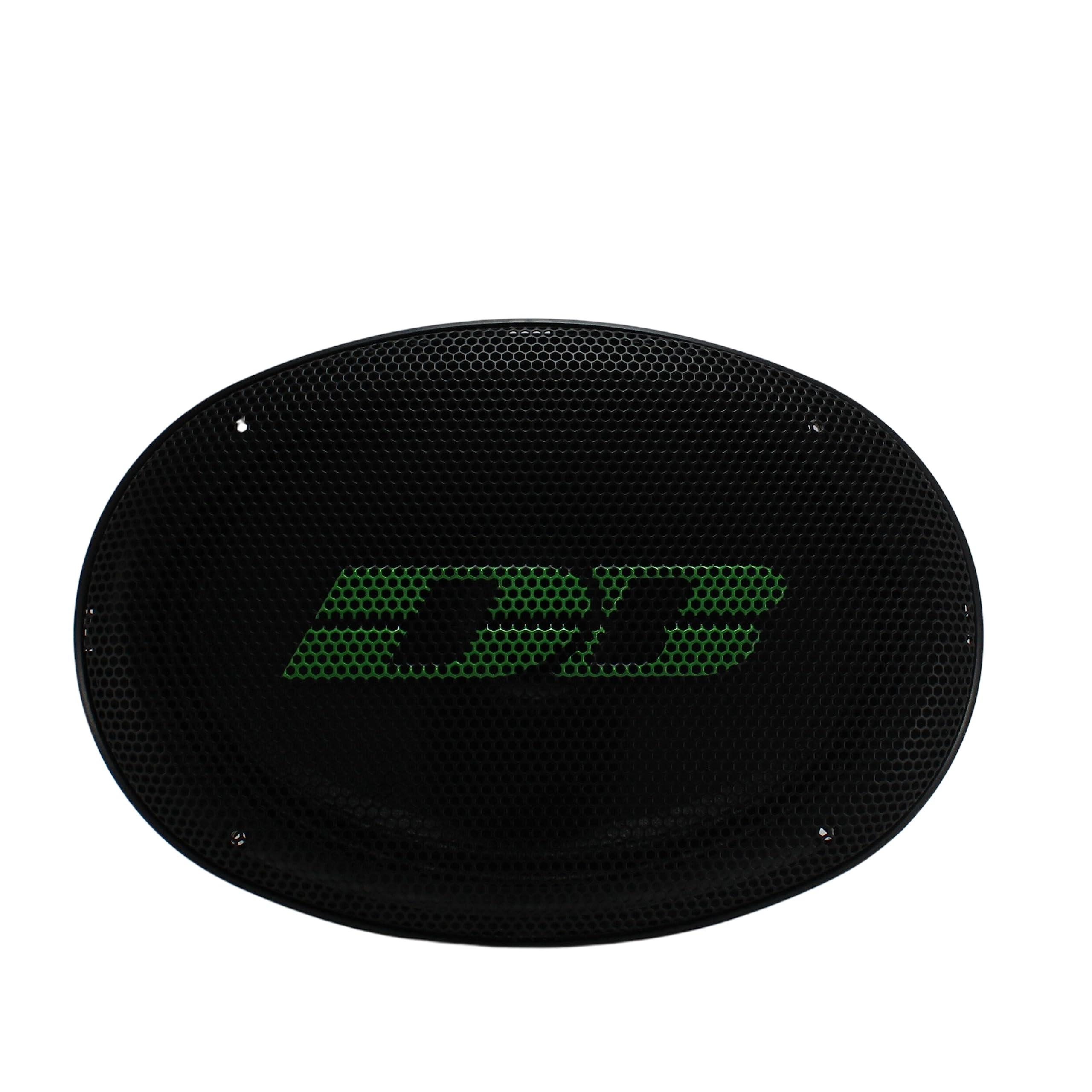 Deaf Bonce Deaf Bonce Apocalypse 6X9 Coaxial 200W RMS 4-Ohm Speakers W/Grills/AP-X69A