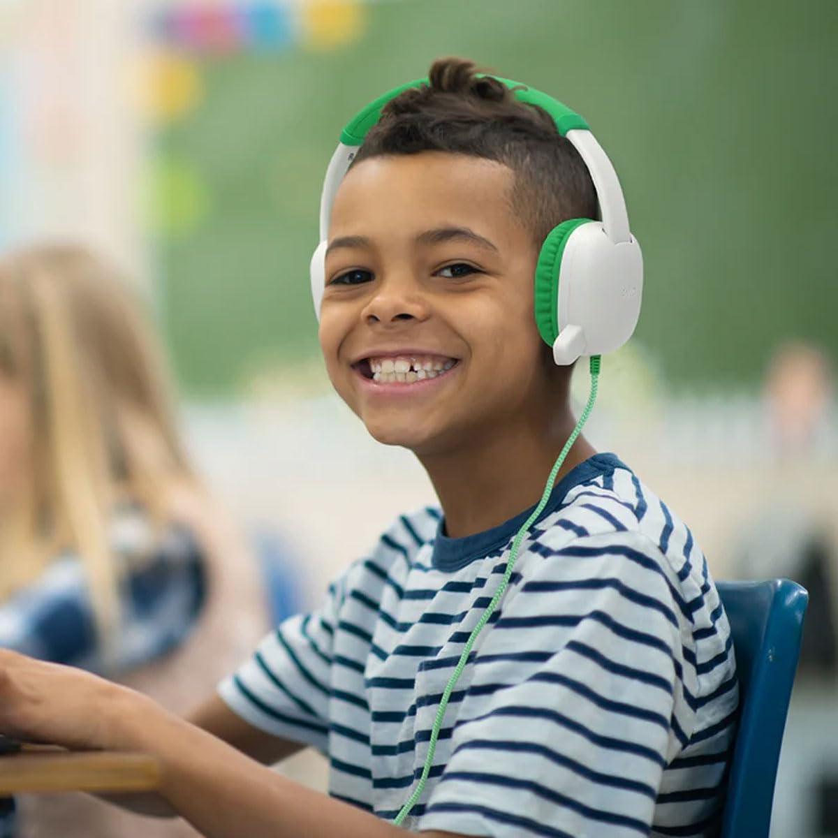 Avid Avid AP-400 WonderEars Classroom Headphone with Microphone, TRRS, Green