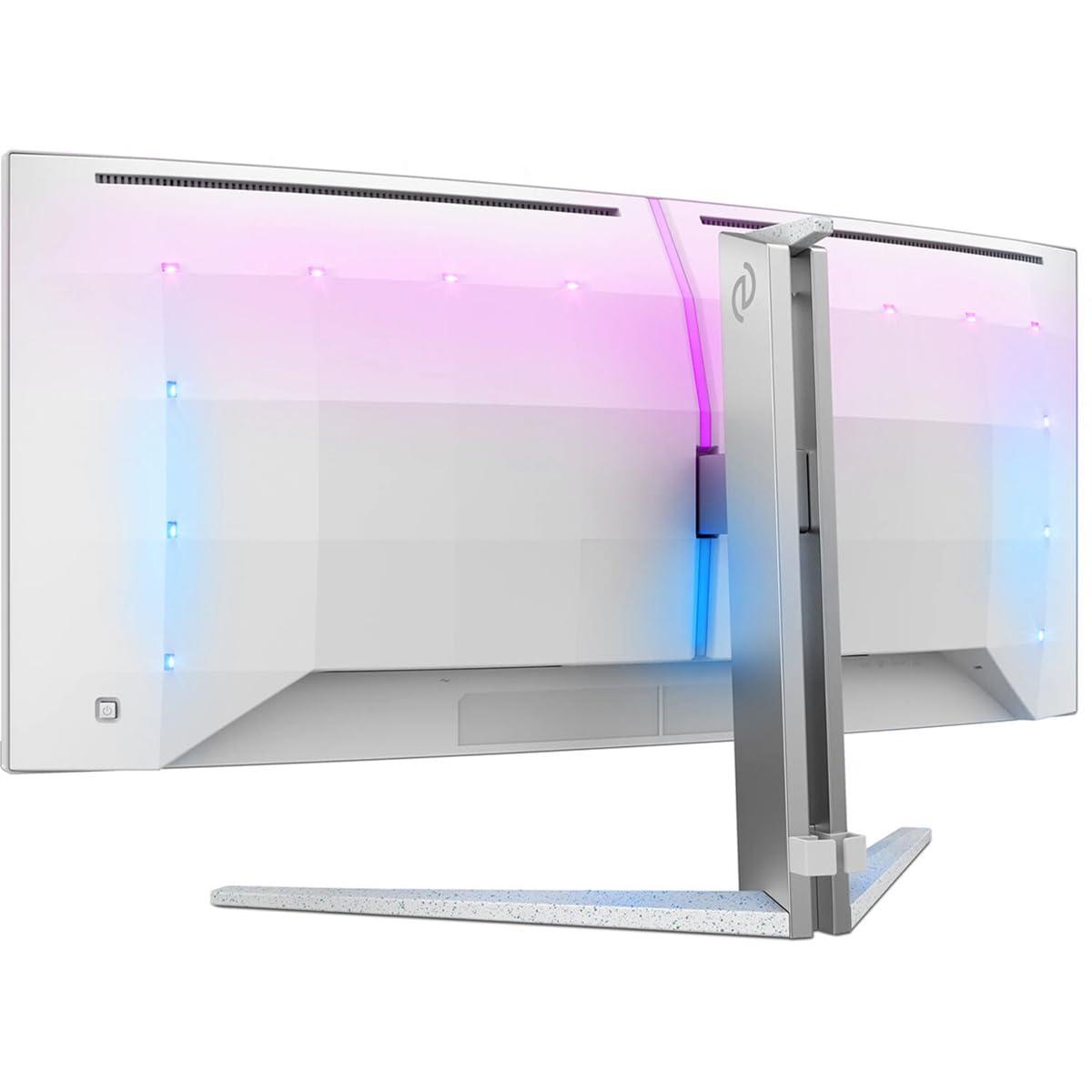 Philips Computer Monitors Philips Evnia 34M2C8600 QD OLED Curved Gaming Monitor w/UltraWide WQHD Resolution, 175Hz, AMD FreeSync Premium Pro, USB-C Docking, Height Adjustable, 4-Year Advance Replacement, Xbox PS5 Switch