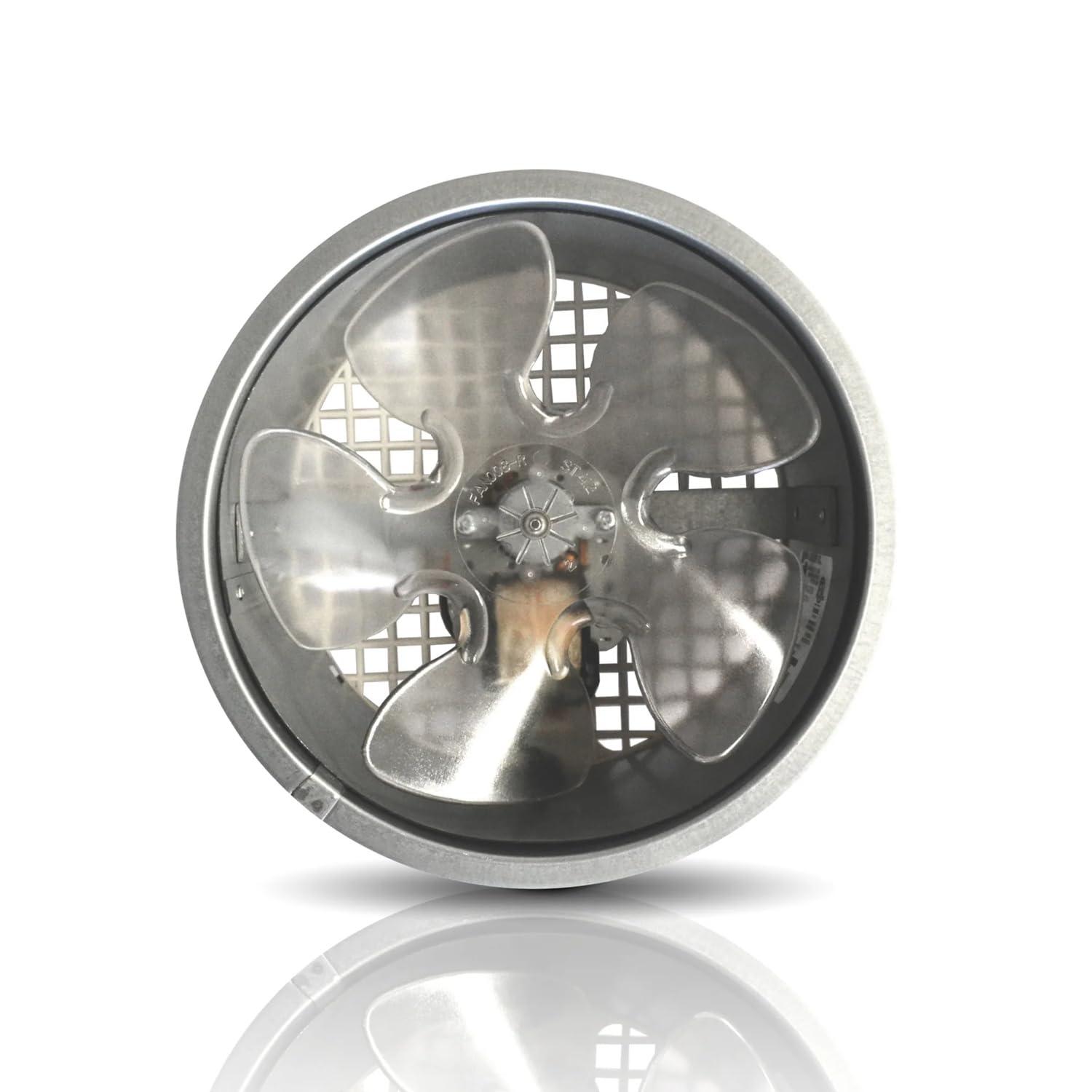 Suncourt Suncourt ThruWall TW108 Room-to-Room Transfer Through Wall Vent Fan, 2-Speed Wall Vent Register Booster Fan, Quiet Operation, Improved Air Flow for Better Indoor Heating and Cooling, White