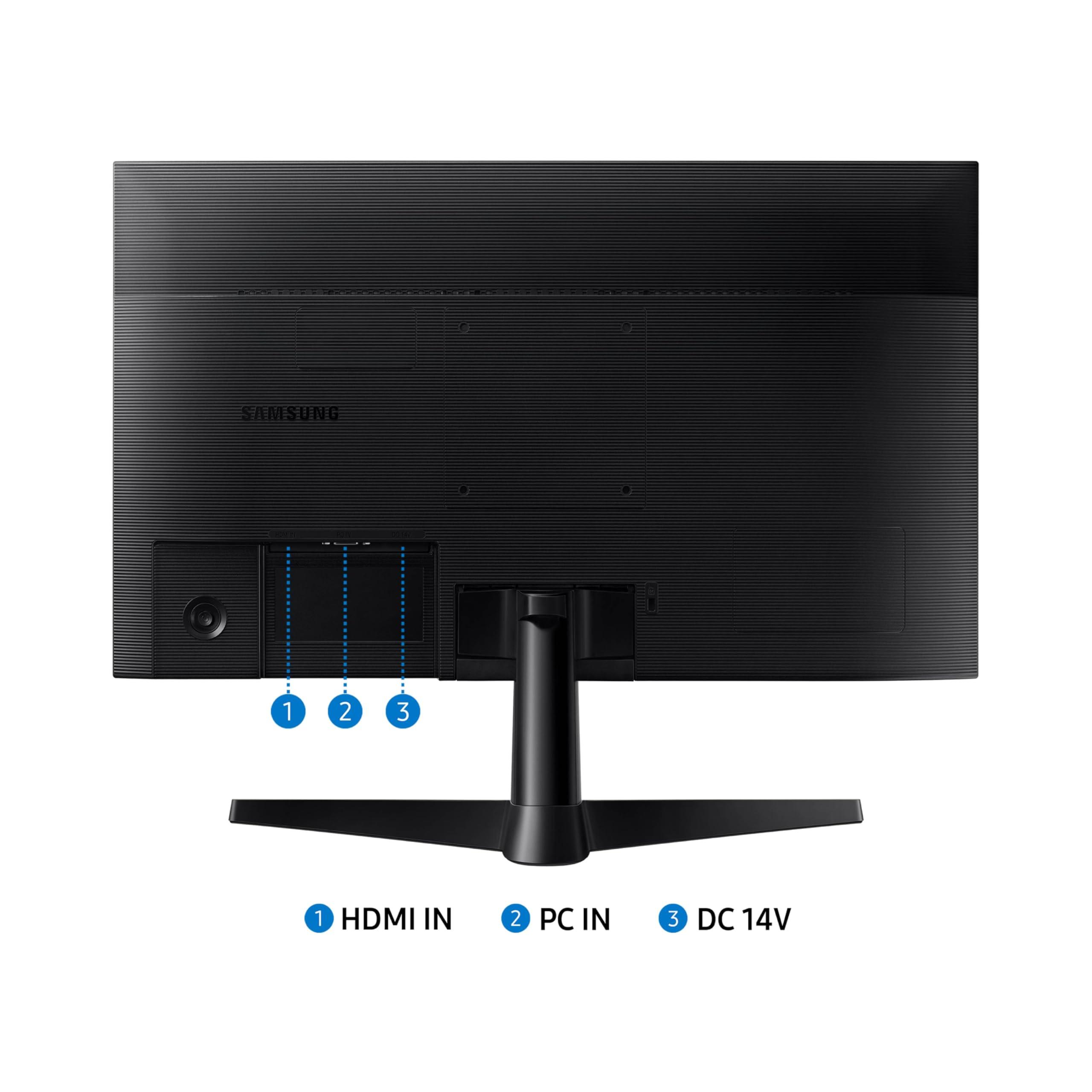 SAMSUNG Samsung 27\' T35F Series FHD 1080p Computer Monitor, 75Hz, IPS Panel, HDMI, VGA (D-Sub), AMD FreeSync, Wall Mountable, Game Mode, 3-Sided Border-Less, Eye Care, LF27T350FHNXZA