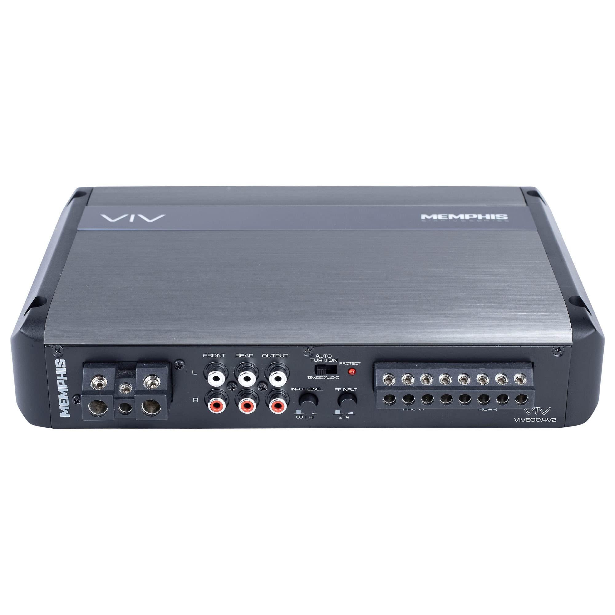 Memphis Memphis Audio VIV600.4V2 SixFive Series 4-Channel car Amplifier 80 watts RMS x 4