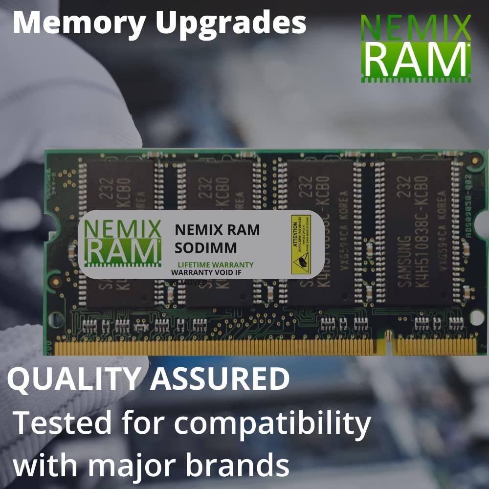 NEMIX RAM NEMIX RAM 2GB (2X1GB) DDR2 800MHZ PC2-6400 2Rx8 1.8V SODIMM Laptop Memory Kit