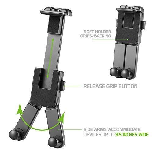 Cellet Tablet Mount & Cup Holder Base Compatible/Replacement for iPad Pro 12.9 Air Mini 4 3 Samsung Galaxy Tab S6 10.5 A 8.0 S5e S4 S3 A/E Amazon HD 8 10 Kindle Fire 7 5 F2 8.0 Surface (Goose Neck)