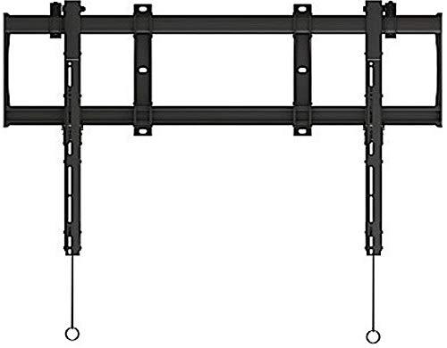 Crimson AV Crimson AV RSF100 Robust Series Flat Mount for Large-Format and Interactive Displays 100"+ TVs with Lateral Shift and Post-Installation Leveling, Black, 400lb (181kg) Weight Capacity