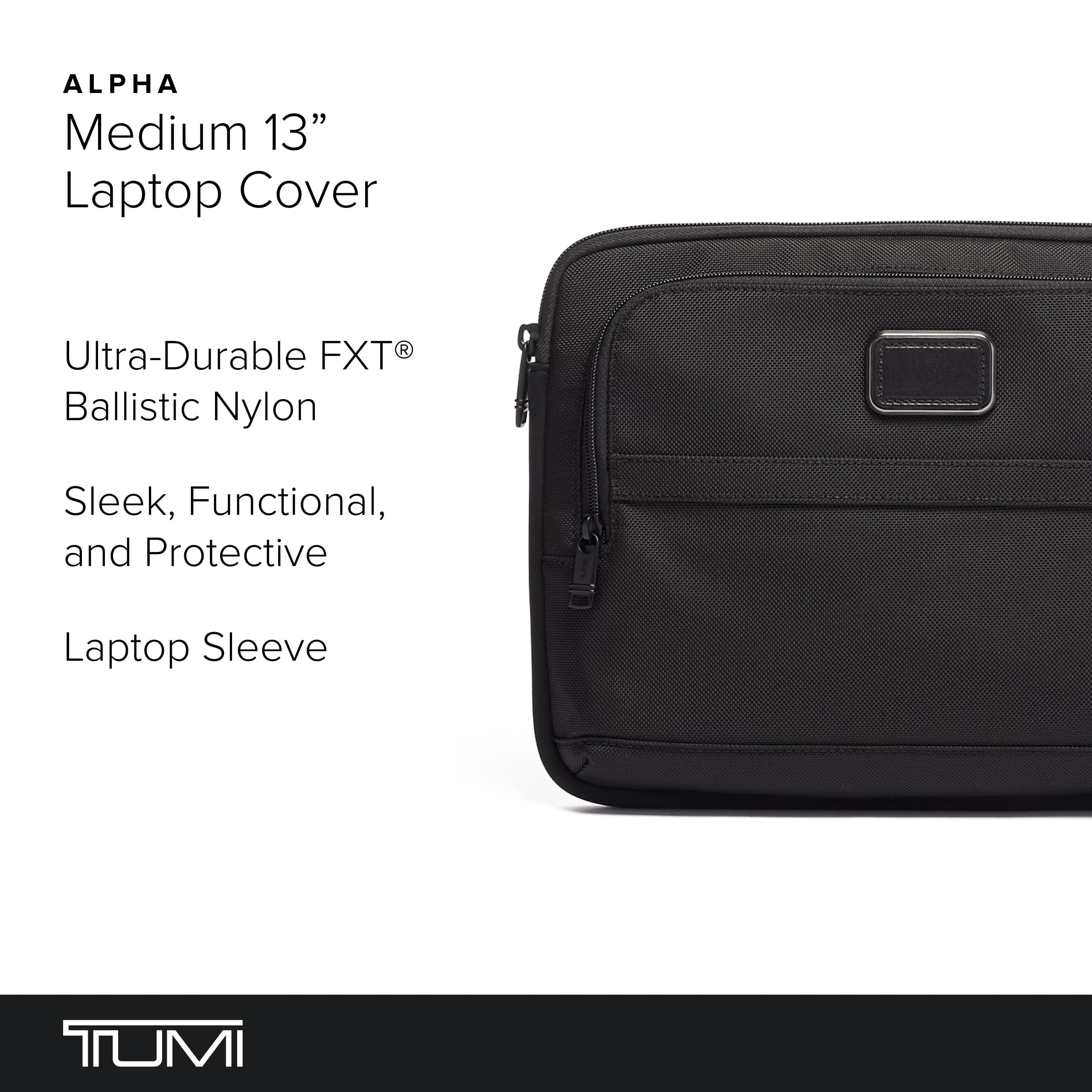 TUMI TUMI - Alpha Laptop Cover - Protective Laptop Case for Business & Travel - Durable Computer Sleeve - Fits Up to 15\" Laptops - Large - Black