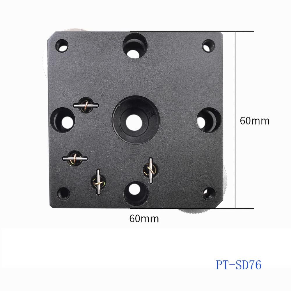 PDV Manual Fine Adjustment Horizontal Tilt Stage Optical Displacement Platform PT-SD76/sd77 (PT-SD76, 1)