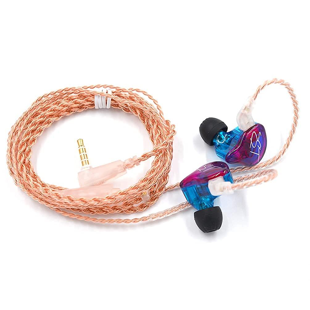 CCA KZ ZST 1BA 1DD in Ear Earphone Clear HiFi Monitor Earbuds Wired Sport Gaming Earphone for Musician Singer Audiophile