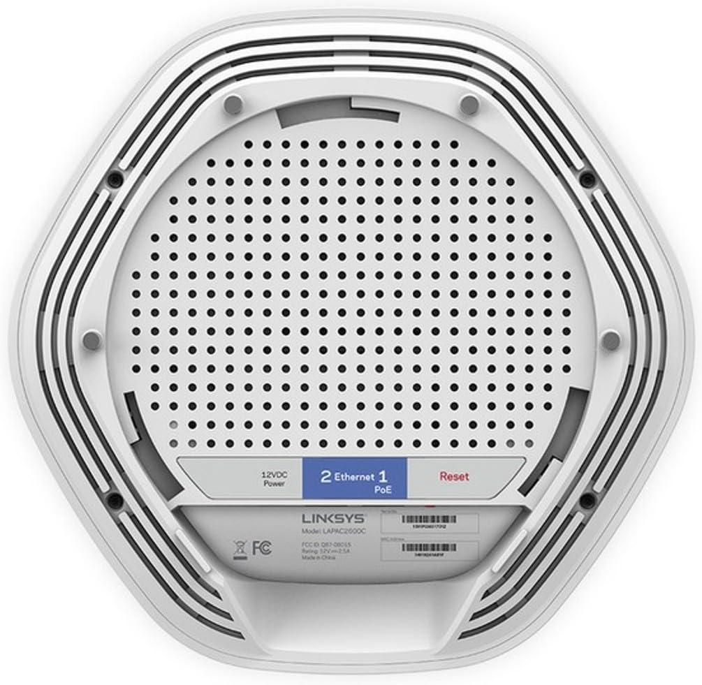 Linksys Linksys Business AC2600 WiFi Cloud Managed Access Point with Remote Centralized Management & Real-Time Insights On Network Activity, 802.11AC, Poe (LAPAC2600C)