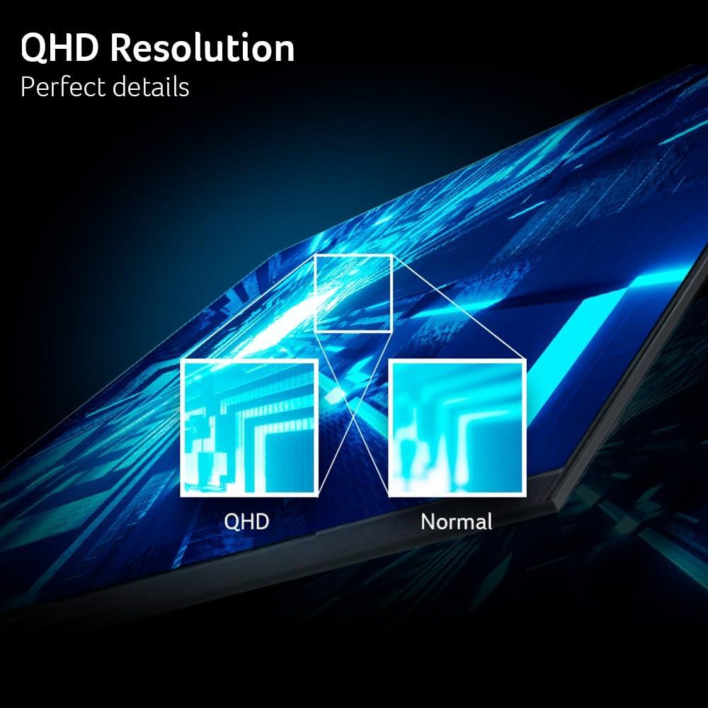 acer acer Nitro 27\" WQHD 2560 x 1440 IPS Gaming Monitor | AMD FreeSync | Up to 180Hz Refresh | Up to 0.5ms | DCI-P3 95% | HDR 10 Support | 1 x Display Port 1.2 & 2 x HDMI 2.0 | KG271U N3bmiipx