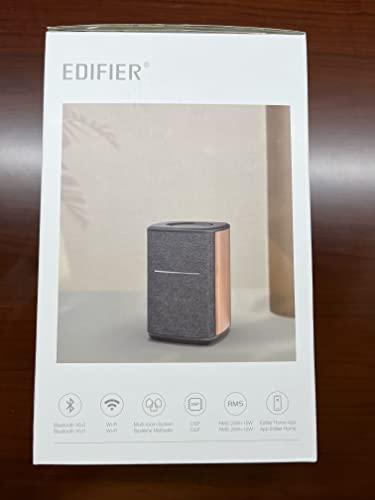 Edifier Edifier WiFi Smart Speaker Without Microphone, Works with Alexa, Supports AirPlay 2, Spotify,Tidal Connect, 40W RMS One-Piece Wi-Fi and Bluetooth Sound System, No Mic, MS50A