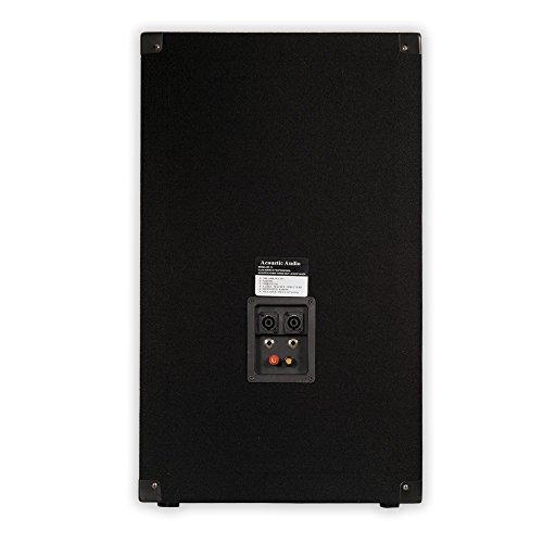 Acoustic Audio by Goldwood Acoustic Audio BR12 Passive 12" Speaker and Stand 3-Way DJ PA Karaoke Band Monitor