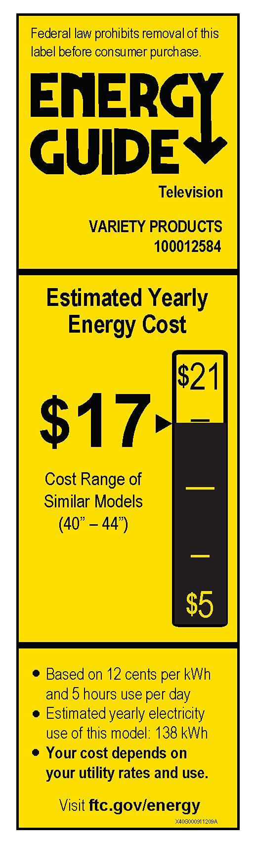 ONN Onn 43" Class 4K UHD LED Smart TV HDR (100012584)